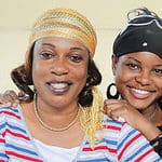 Clémentine Papouet son mari et ses enfants