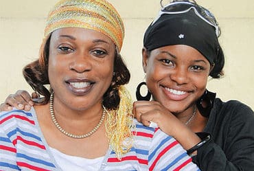 Clémentine Papouet son mari et ses enfants