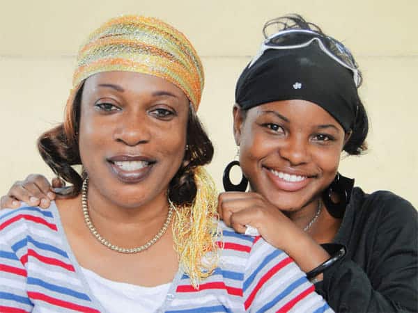 Clémentine Papouet son mari et ses enfants