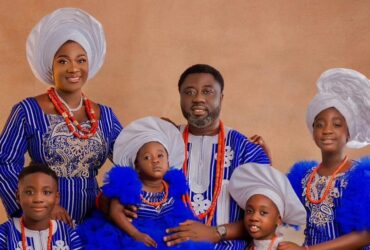 Mercy Johnson son mari et ses enfants