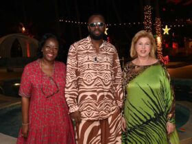 Gims et son épouse reçus par Dominique Ouattara