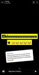 le message de l'internaute à Coco Emilia