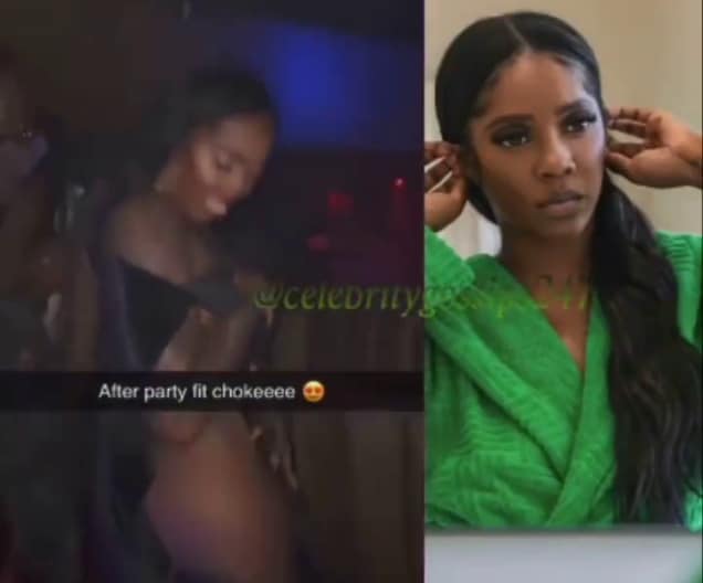 Tiwa Savage au club sans sous-vêtements