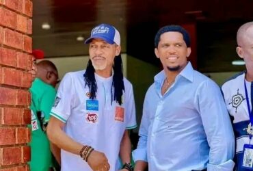 Samuel Eto'o et Rigobert Song