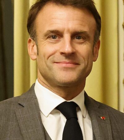Droit d'image: Macron Michel Can 2023: Côte d'Ivoire, champion d'Afrique; Emmanuel Macron réagit