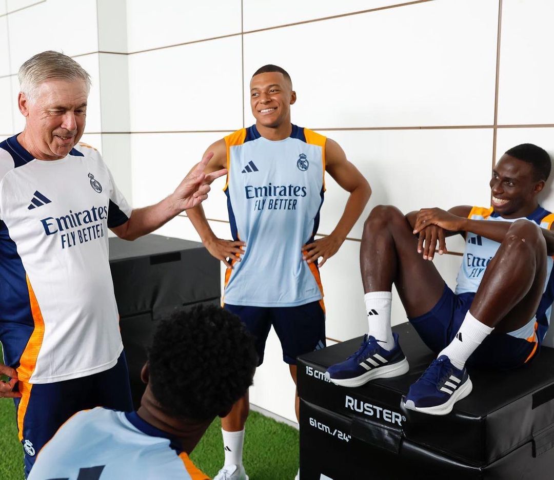 Kylian Mbappé fait le buzz à son premier entraînement au Real Madrid Crédit photo: k.mbappe Instagram