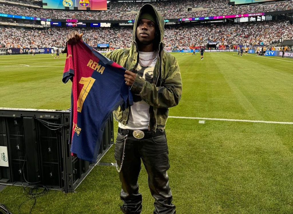 Nigeria: Rema invité spécial du FC Barcelone @Instagram