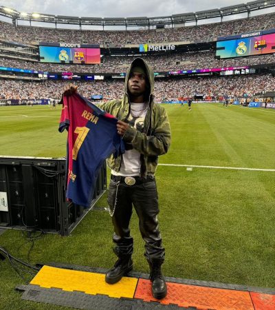 Nigeria: Rema invité spécial du FC Barcelone @Instagram