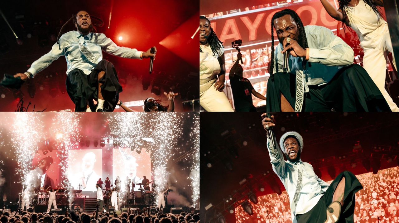 Burna Boy joue devant 100.000 personnes en Roumanie Crédit photos: @burnaboygram Instagram