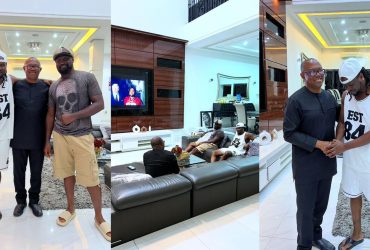 P square: Peter Obi tente une réconciliation Crédit photos: Rudeboy Instagram