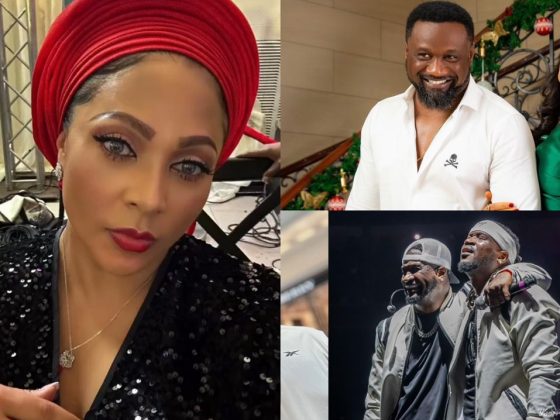 P Square: Ifeoma la femme de Rude boy ne suit Lola la femme de Peter sur Instagram Crédit photos: @Ifyokoye1 @psquare Instagram