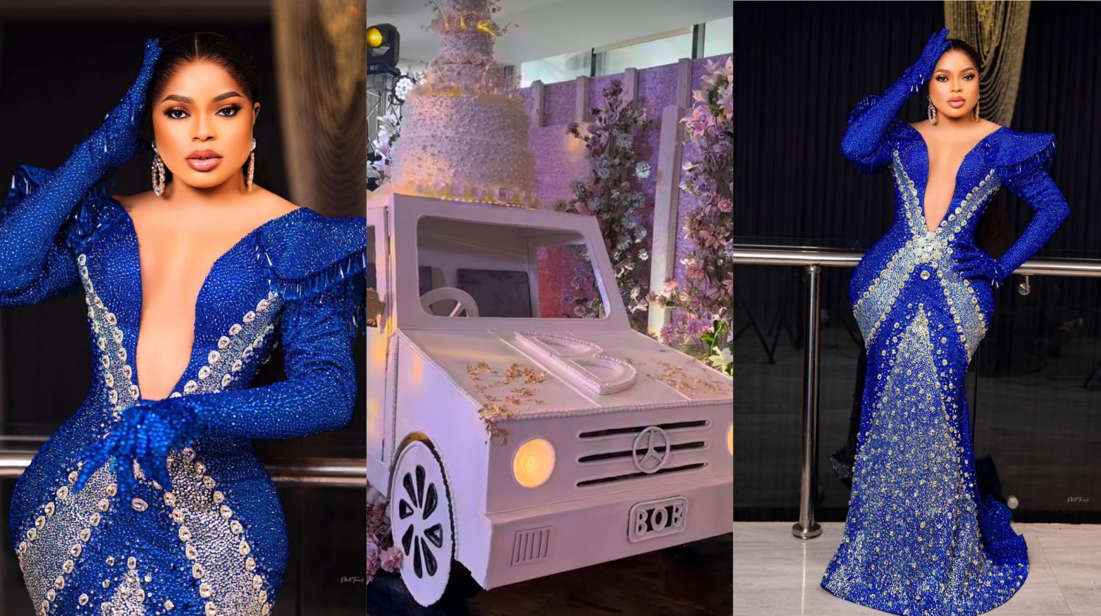 Bobrisky le jour de son anniversaire s'offre un gâteau de 200 m de nairas