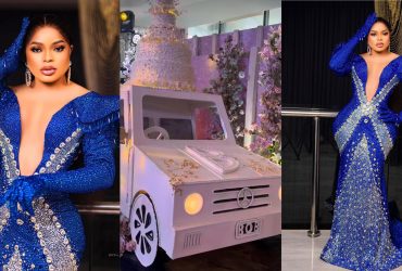 Bobrisky le jour de son anniversaire s'offre un gâteau de 200 m de nairas