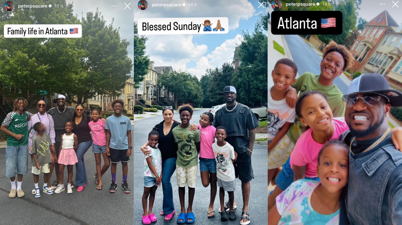 Peter Psquare passe des moments de qualité avec ses neveux