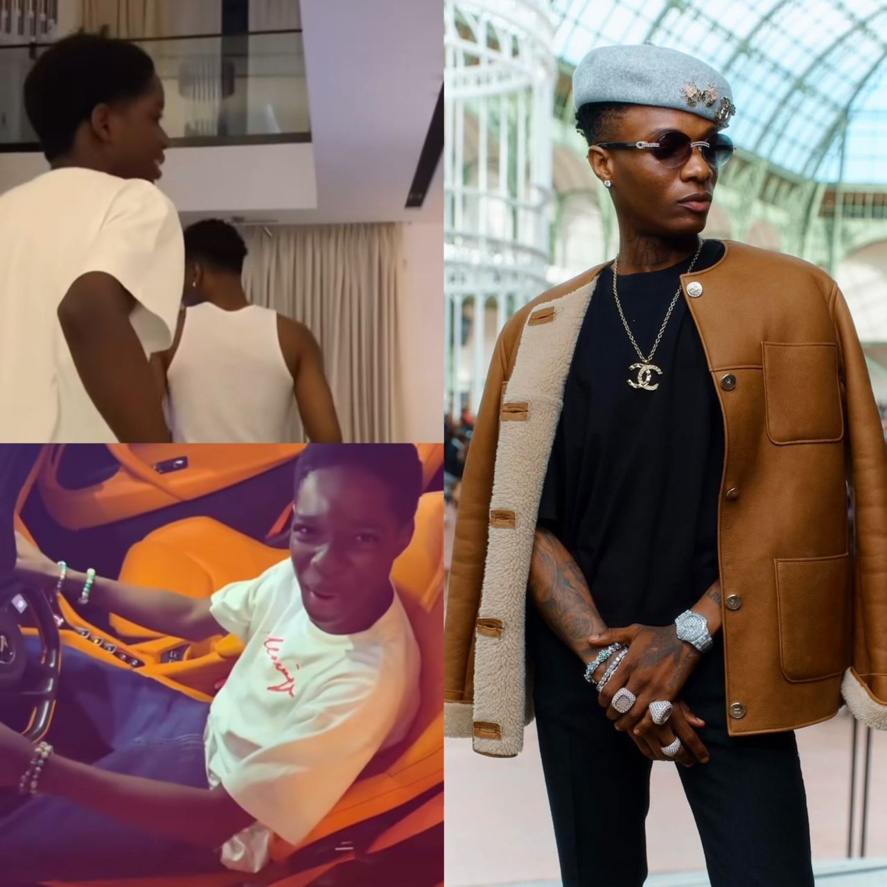 Wizkid et son fils Boluwatife partagent un moment complice le premier jour de 2025