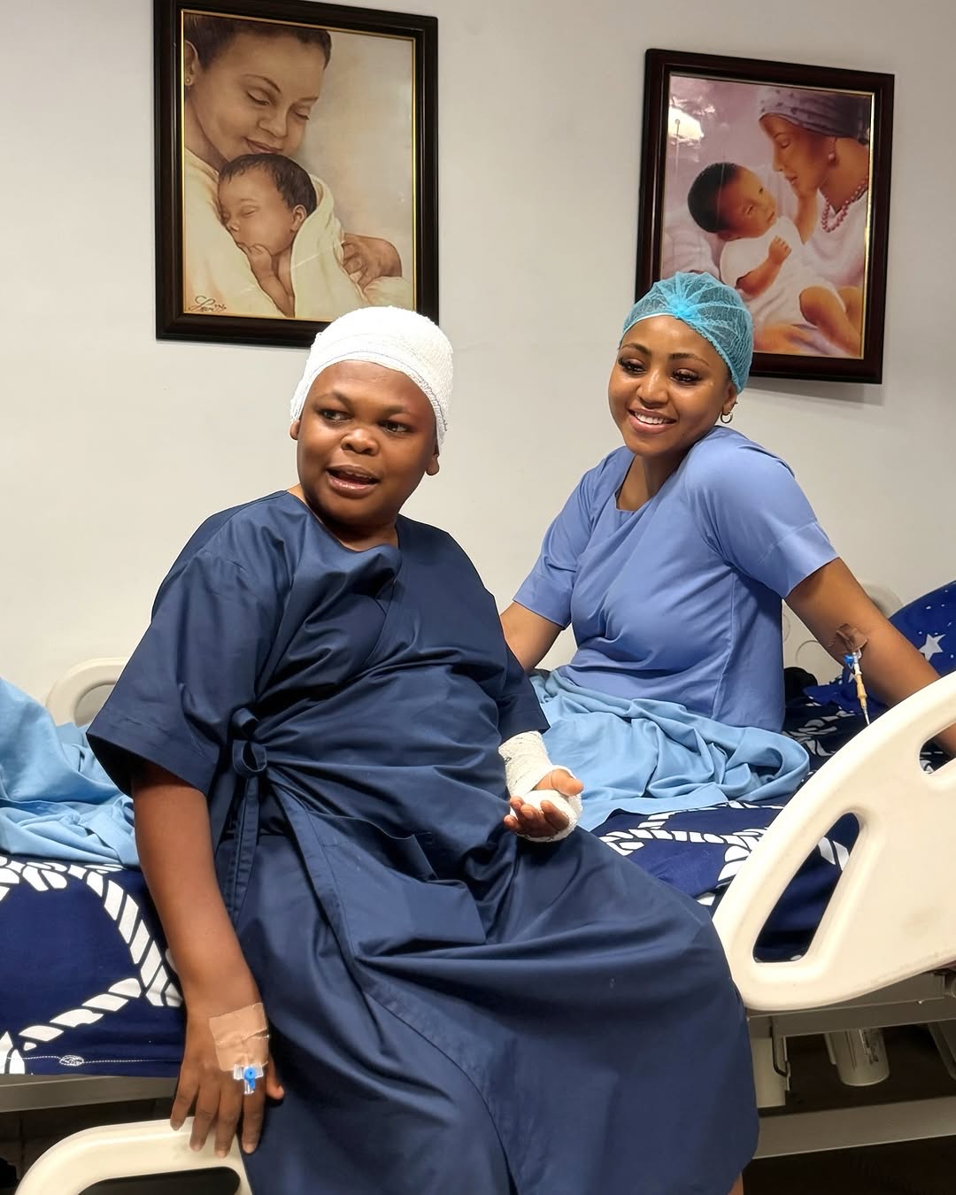 Regina Daniels réalise un rêve d’enfance aux côtés de la star Osita Iheme